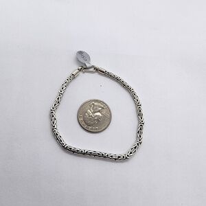 Brand New Sterling Silver 925 Hand Crafted Man's Bracelet